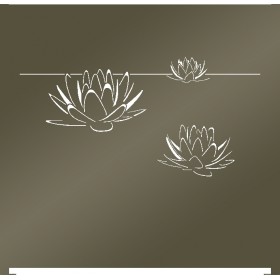 Panneau décor Lotus