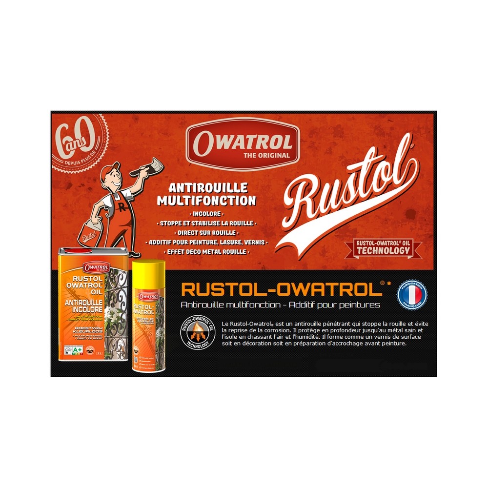 FIXATEUR CORTEN RUSTOL-OWATROL