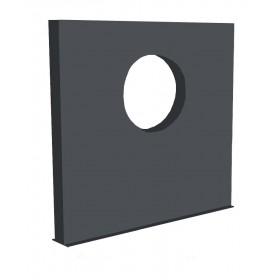 Mur avec un oculus