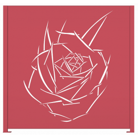 Panneau décor Rose