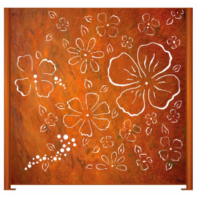 Claustras - Brise-vues Florale