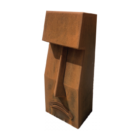 Moaïs en acier Corten