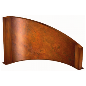 Mur type courbe