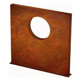 Mur avec un oculus