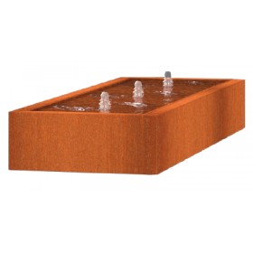 Table d'eau rectangulaire