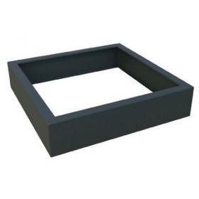 Jardinière sans fond carrée