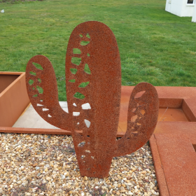 Cactus - H90 - Corten oxydé