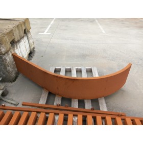 Mur de soutènement courbe...