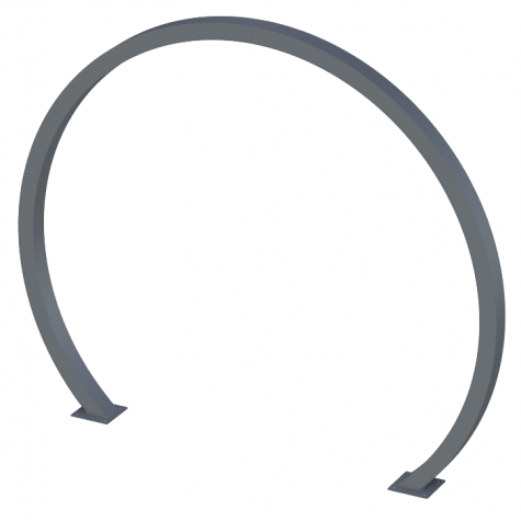 LOT DE 3 ARCHES EN ALUMINIUM