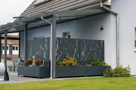 JARDINIERES AVEC DECORS